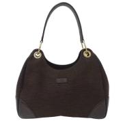 Pre-owned Canvas gucci-bags Gucci Vintage , Brown , Dames