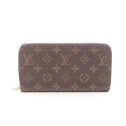 Pre-owned Canvas wallets Louis Vuitton Vintage , Brown , Dames