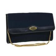 Pre-owned Canvas dior-bags Dior Vintage , Blue , Dames