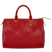 Pre-owned Leather louis-vuitton-bags Louis Vuitton Vintage , Red , Dam...