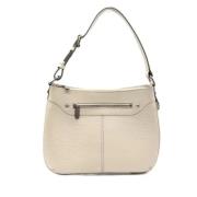 Pre-owned Leather handbags Louis Vuitton Vintage , White , Dames