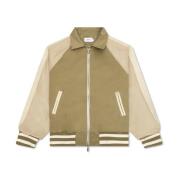 Urban Bomberjack Beige/Groen Rhude , Beige , Heren