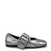 Stalen Ballet Flats met Emmerwerk Halmanera , Gray , Dames