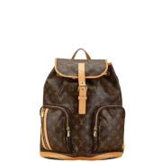 Pre-owned Canvas backpacks Louis Vuitton Vintage , Brown , Dames