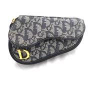 Pre-owned Canvas pouches Dior Vintage , Gray , Dames