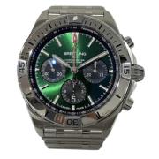 Pre-owned Metal watches Breitling Pre-owned , Green , Heren