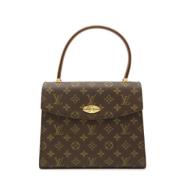 Pre-owned Canvas handbags Louis Vuitton Vintage , Brown , Dames