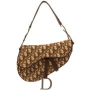 Pre-owned Fabric dior-bags Dior Vintage , Brown , Dames