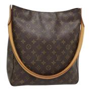 Pre-owned Canvas handbags Louis Vuitton Vintage , Brown , Dames