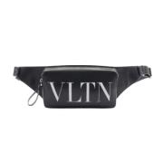 Pre-owned Leather crossbody-bags Valentino Vintage , Black , Heren