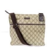 Pre-owned Canvas gucci-bags Gucci Vintage , Brown , Dames