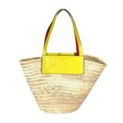 Pre-owned Fabric handbags Christian Louboutin Pre-owned , Yellow , Dam...