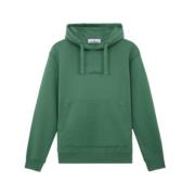 Capuchonkatoenen sweatshirt met logo Stone Island , Green , Heren