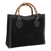 Pre-owned Suede gucci-bags Gucci Vintage , Black , Dames