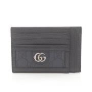 Pre-owned Canvas wallets Gucci Vintage , Black , Heren