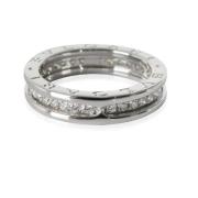 Pre-owned White Gold rings Bvlgari Vintage , Gray , Dames