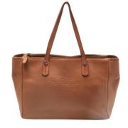 Pre-owned Leather totes Bvlgari Vintage , Brown , Dames