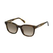 Bruin Acetaat Zonnebril Zadig & Voltaire , Brown , Unisex