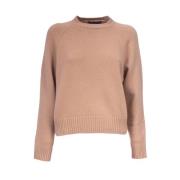 Zachte Wol Raglan Trui Max Mara Weekend , Beige , Dames