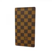 Pre-owned Canvas wallets Louis Vuitton Vintage , Brown , Dames