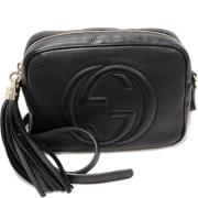 Pre-owned Leather gucci-bags Gucci Vintage , Black , Dames