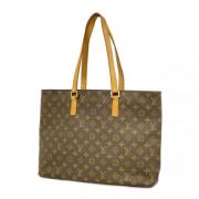 Pre-owned Fabric totes Louis Vuitton Vintage , Brown , Dames