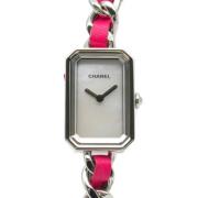 Pre-owned Metal watches Chanel Vintage , White , Dames