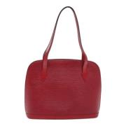 Pre-owned Leather shoulder-bags Louis Vuitton Vintage , Red , Dames