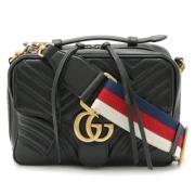 Pre-owned Leather handbags Gucci Vintage , Black , Dames