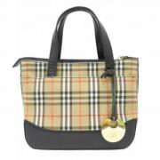 Pre-owned Canvas totes Burberry Vintage , Beige , Dames