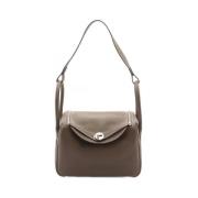 Pre-owned Leather shoulder-bags Hermès Vintage , Brown , Dames