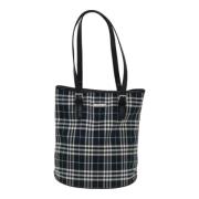 Pre-owned Fabric totes Burberry Vintage , Blue , Dames