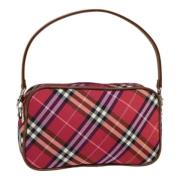 Pre-owned Nylon handbags Burberry Vintage , Red , Dames