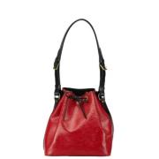 Pre-owned Leather handbags Louis Vuitton Vintage , Red , Dames