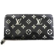 Pre-owned Leather wallets Louis Vuitton Vintage , Black , Dames