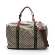 Pre-owned Leather gucci-bags Gucci Vintage , Beige , Dames