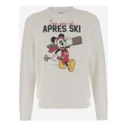 Mickey Mouse Katoenen Sweatshirt MC2 Saint Barth , White , Heren