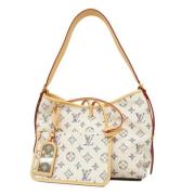 Pre-owned Fabric louis-vuitton-bags Louis Vuitton Vintage , Beige , Da...