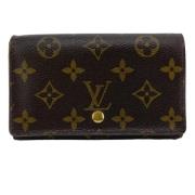 Pre-owned Leather wallets Louis Vuitton Vintage , Brown , Dames