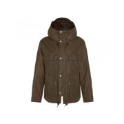 Re-Engineered Durham Gewaxte Jas Barbour , Brown , Heren