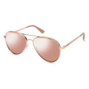 Roze Metalen Zonnebril voor Vrouwen Guess , Pink , Dames