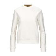 Stijlvolle hoodie voor mannen en vrouwen K-Way , White , Dames