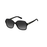 Zwarte Acetaat Dames Zonnebril Marc Jacobs , Black , Dames