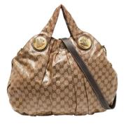 Pre-owned Leather gucci-bags Gucci Vintage , Beige , Dames