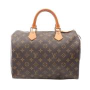 Pre-owned Canvas louis-vuitton-bags Louis Vuitton Vintage , Brown , Da...