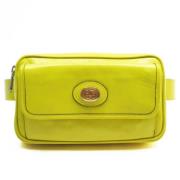 Pre-owned Leather clutches Gucci Vintage , Yellow , Dames