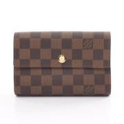 Pre-owned Canvas wallets Louis Vuitton Vintage , Brown , Dames