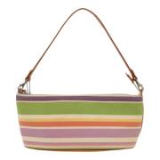 Pre-owned Canvas handbags Burberry Vintage , Multicolor , Dames