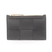 Pre-owned Leather wallets Bottega Veneta Vintage , Black , Dames