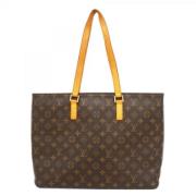 Pre-owned Fabric totes Louis Vuitton Vintage , Brown , Dames